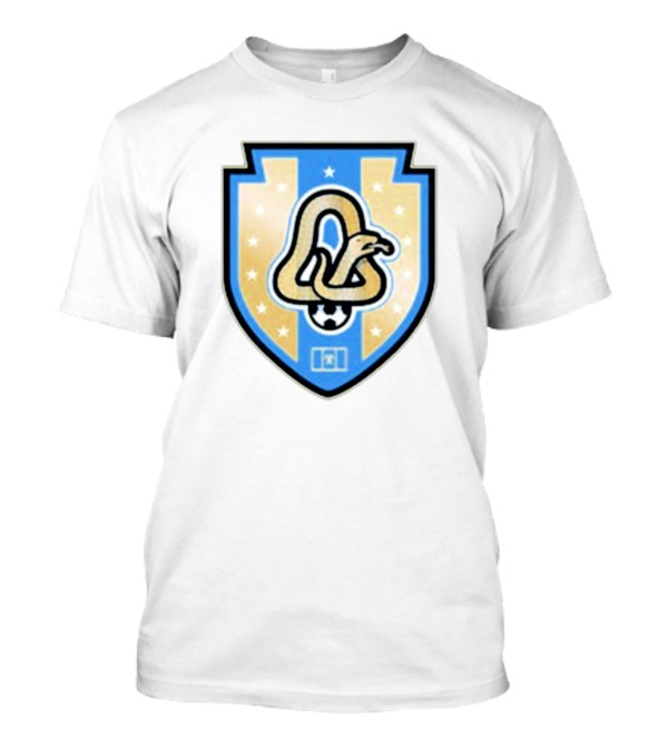Phly Soccer Crest Snake And Stars Shield T-Shirt