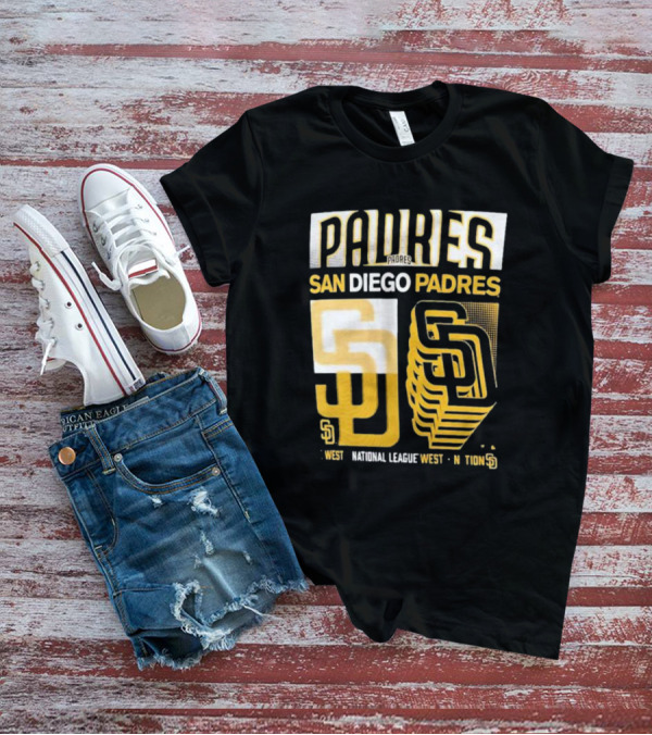 San Diego Padres West National League West Stack T-Shirt