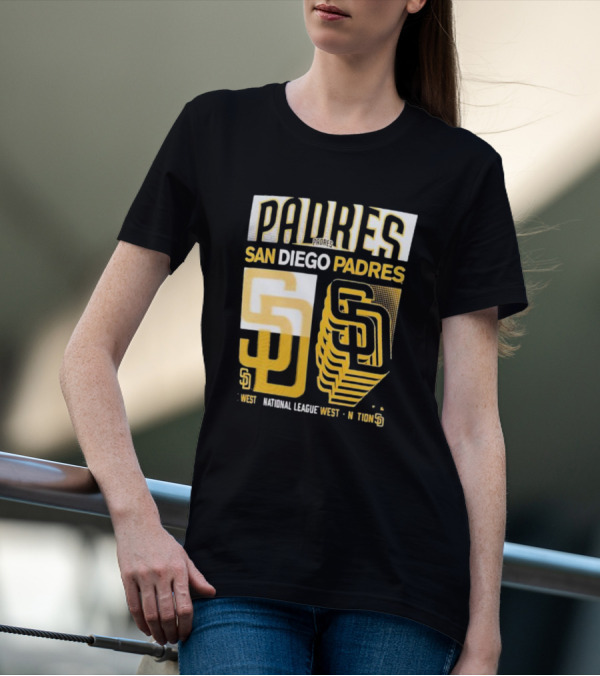 San Diego Padres West National League West Stack T-Shirt