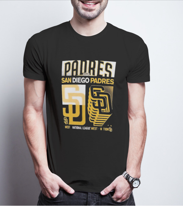 San Diego Padres West National League West Stack T-Shirt