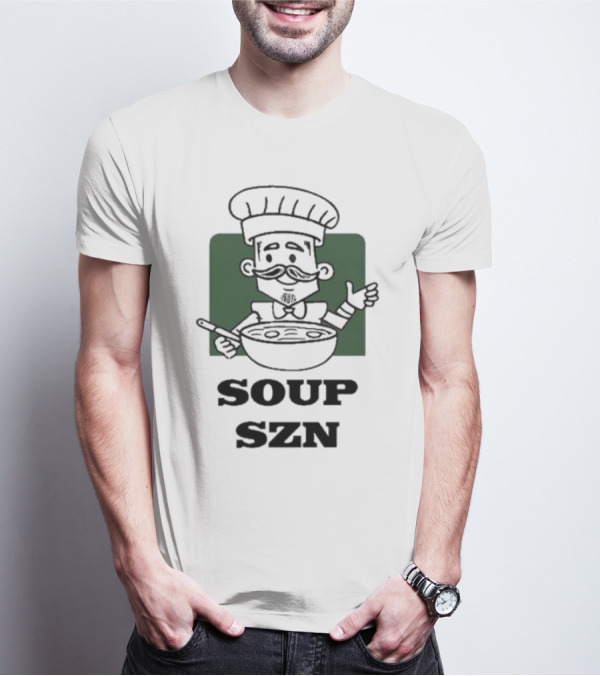 Soup Szn Chef Cartoon Cooking Bowl T-Shirt