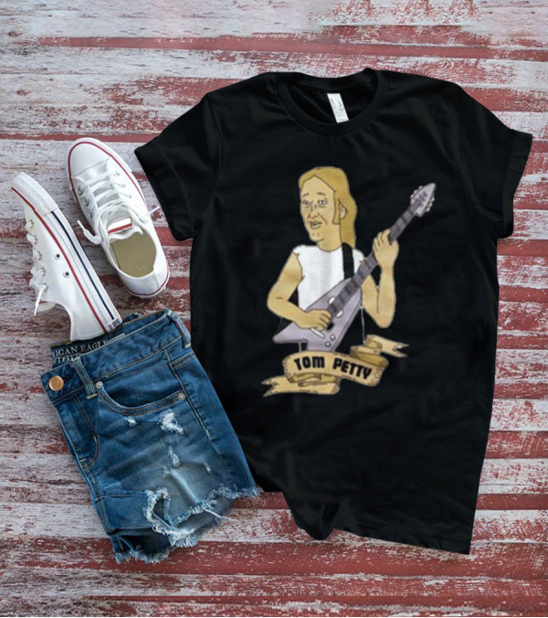 Tom Petty Cartoon Guitarist Last Chance T-Shirt