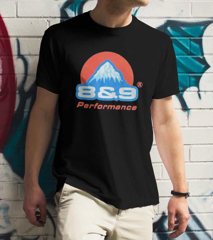8 And 9 Performance Mountain T-Shirt