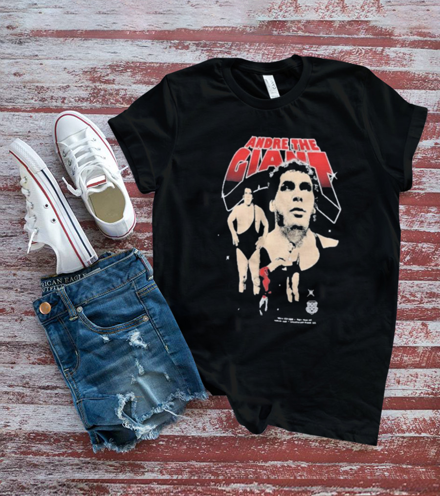 Andre The Giant Ripple Junction Collage Classic Style Stars T-Shirt