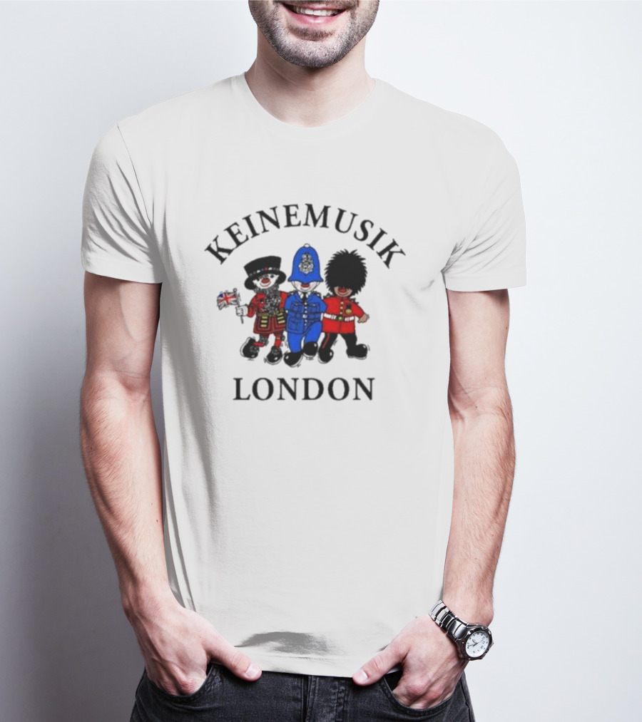 Keinemusik London Bone Soda British Guard Cartoon Characters T-Shirt