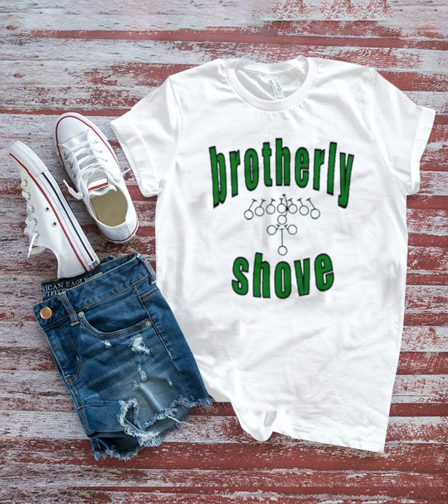 Brotherly Shove Football Play Formation T-Shirt