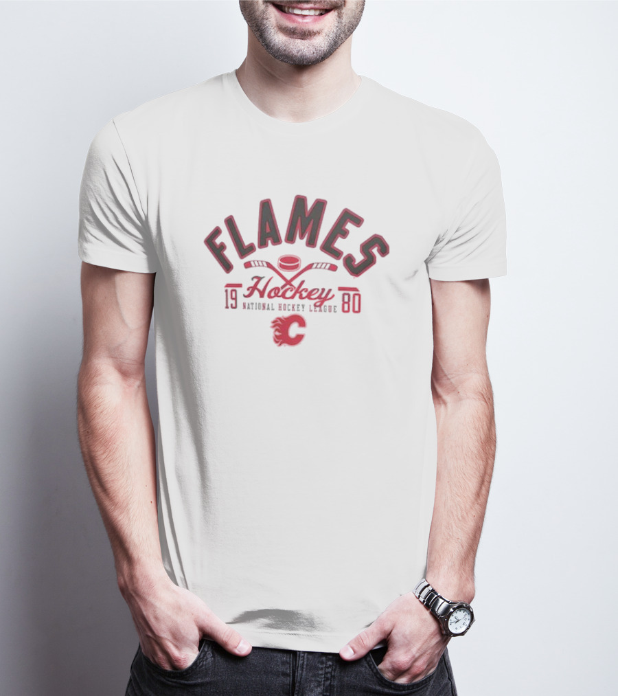Flames Hockey 1980 National Hockey League Calgary T-Shirt