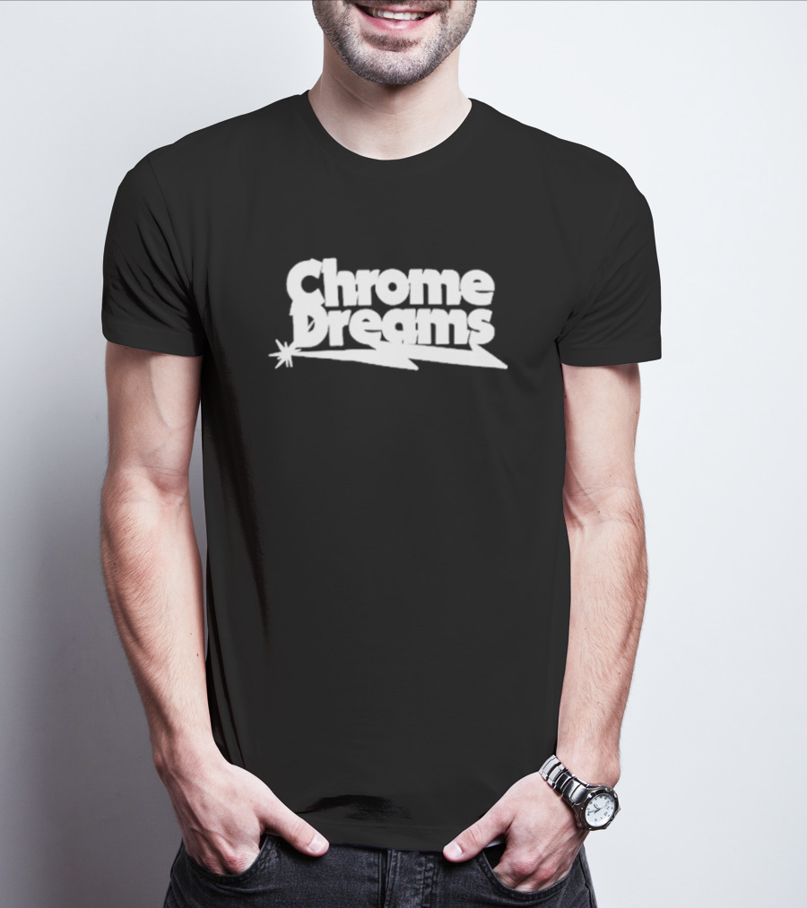 Chrome Dreams Logo With Starburst Accent T-Shirt