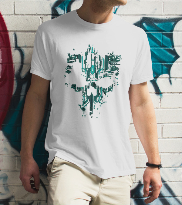 Circuit Skull Tech Face T-Shirt