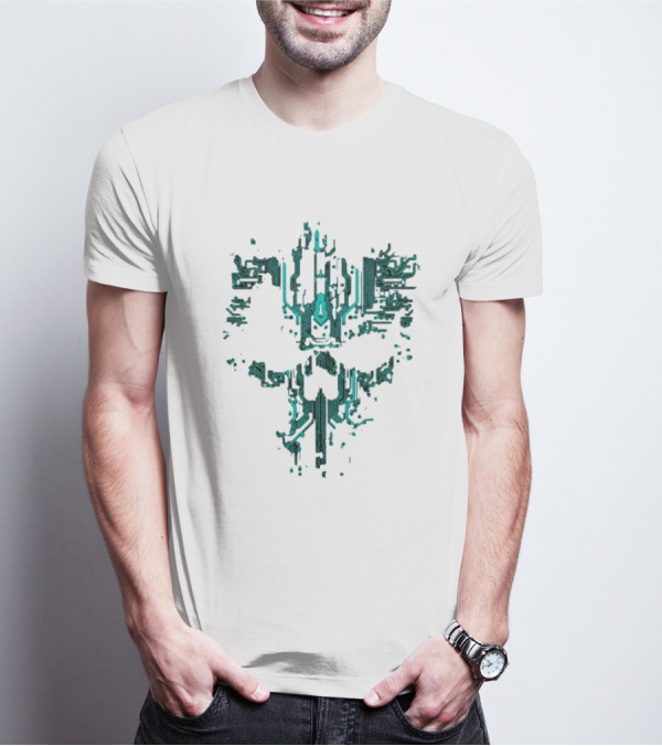 Circuit Skull Tech Face T-Shirt