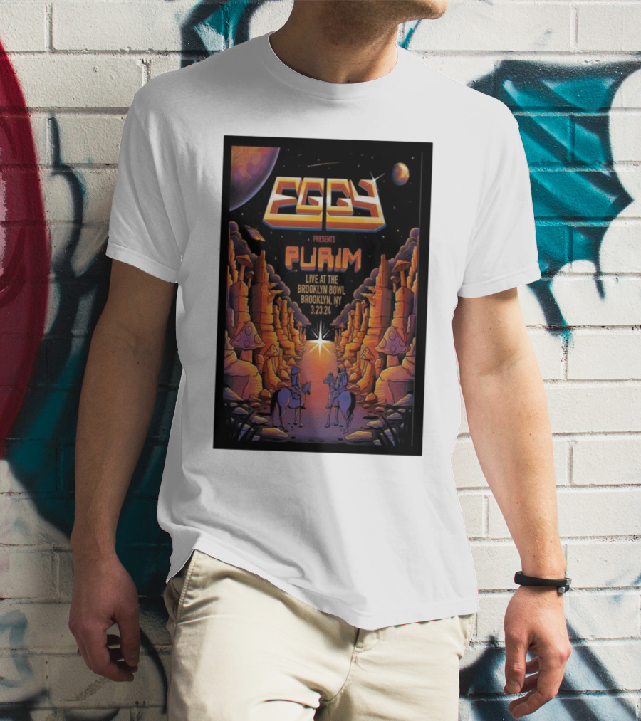 Eggy Presents Purim Live At The Brooklyn Bowl Brooklyn NY 3.23.24 T-Shirt