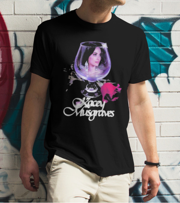 Kacey Musgraves Rose In Glass T-Shirt