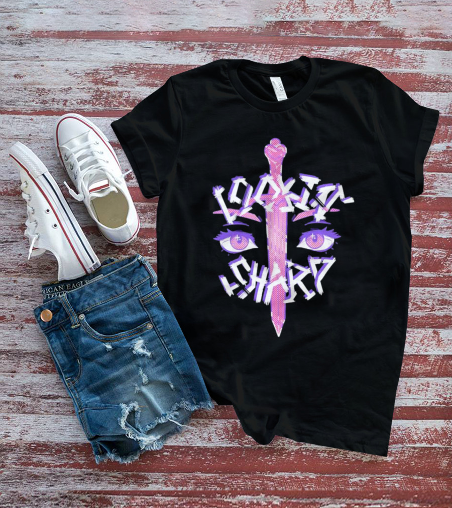 Lookin’ Sharp Kitty-Knife Eyes And Sword T-Shirt
