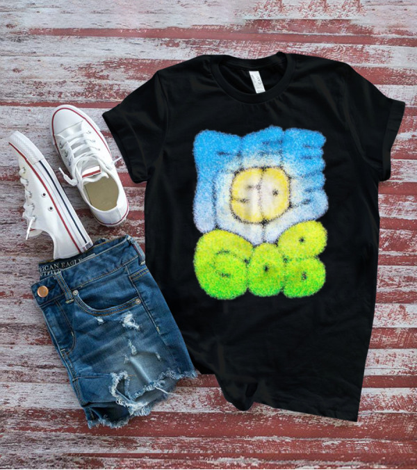 Nature Feels So Good Retro Bubble Text T-Shirt