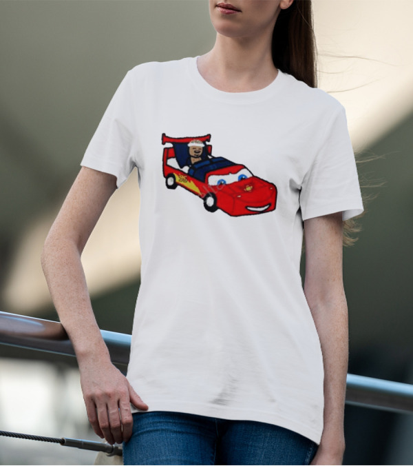 Nbapaint Kyle Snooze-ma With Racing Car T-Shirt
