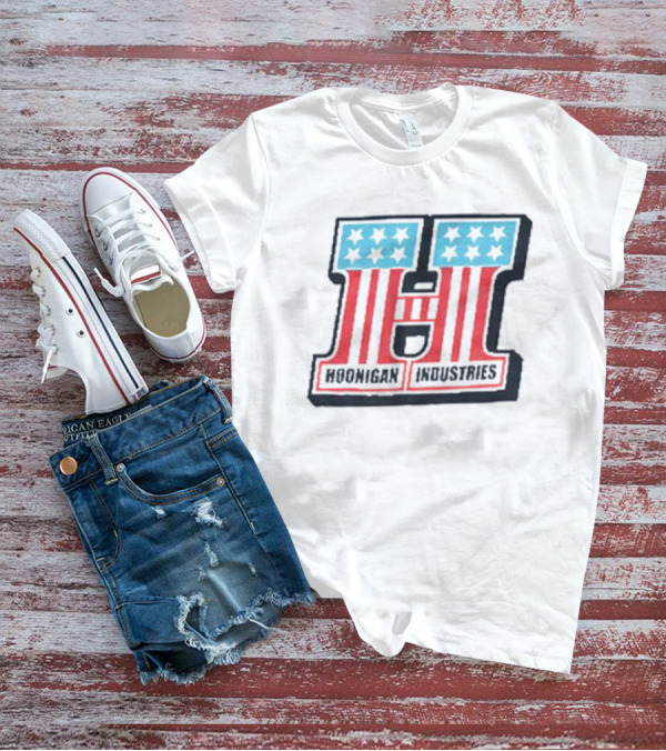 Hoonigan Industries Red Blue Stars Stripes H T-Shirt