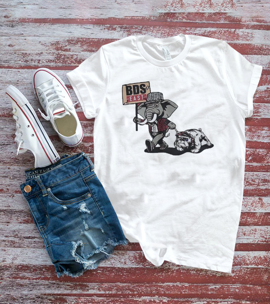 Alabama Crimson Tide Elephant With Bulldog BDS East T-Shirt