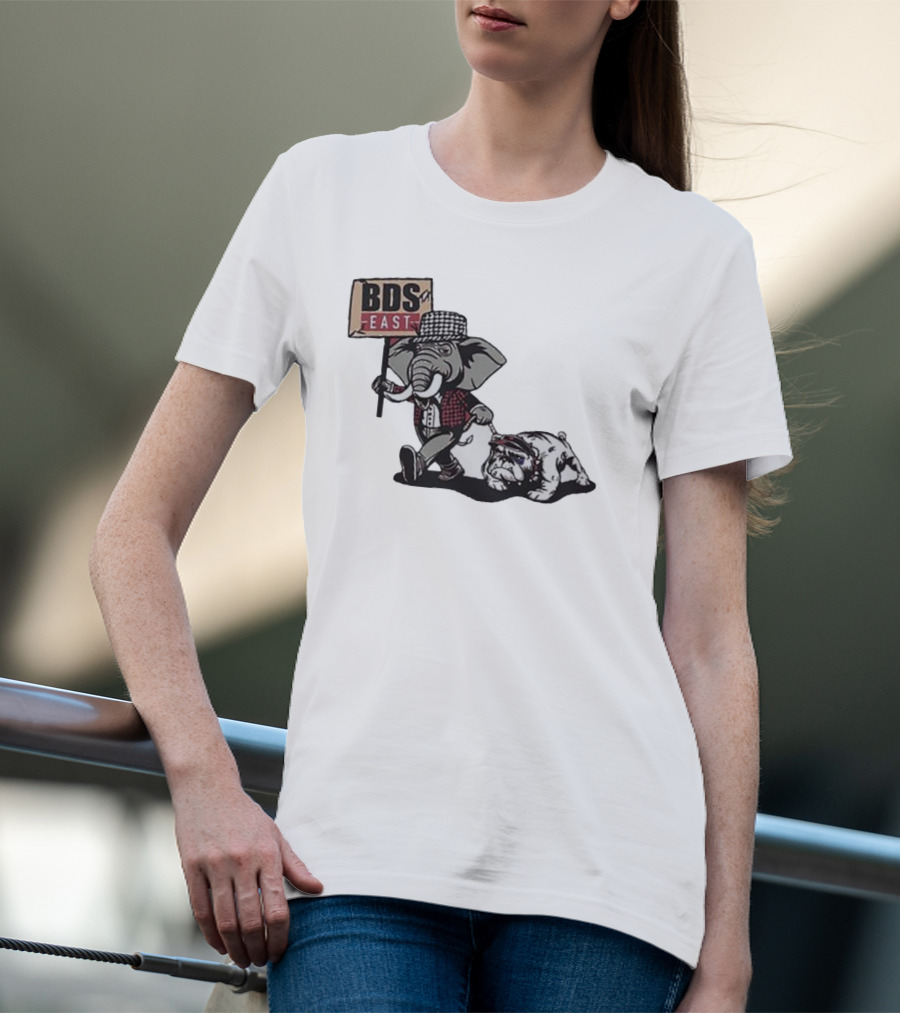 Alabama Crimson Tide Elephant With Bulldog BDS East T-Shirt