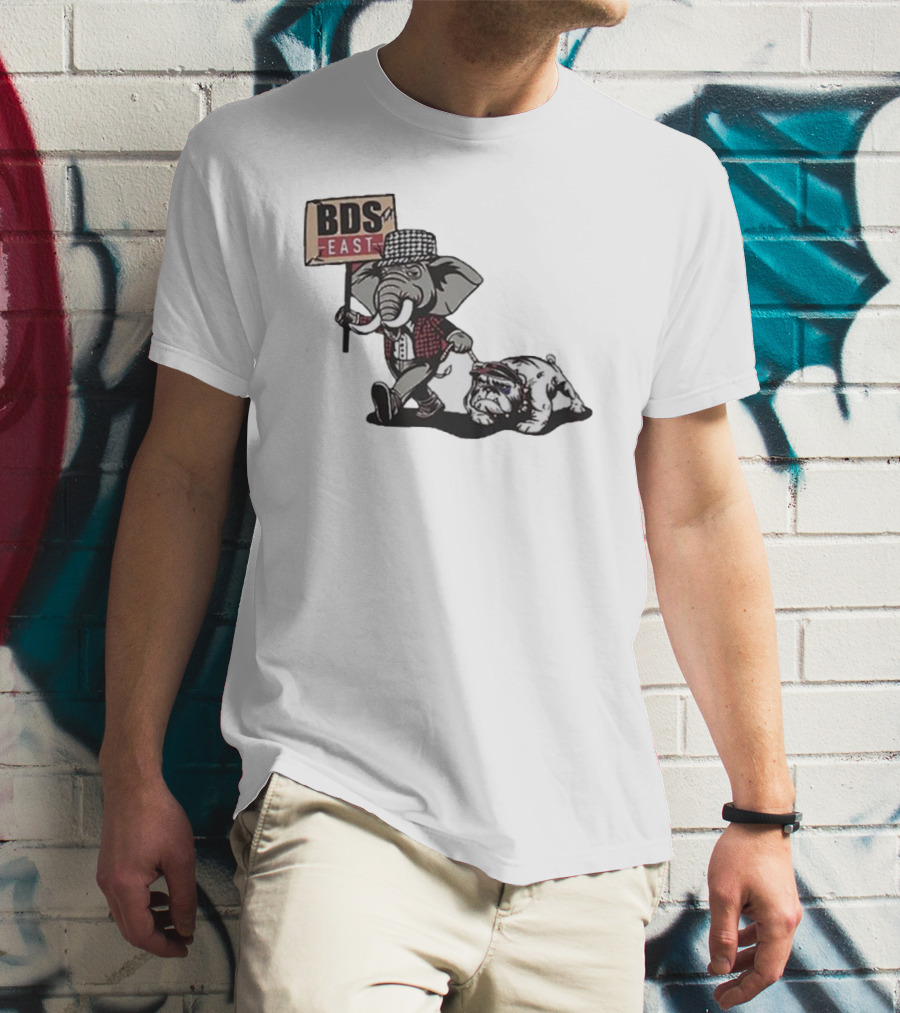 Alabama Crimson Tide Elephant With Bulldog BDS East T-Shirt