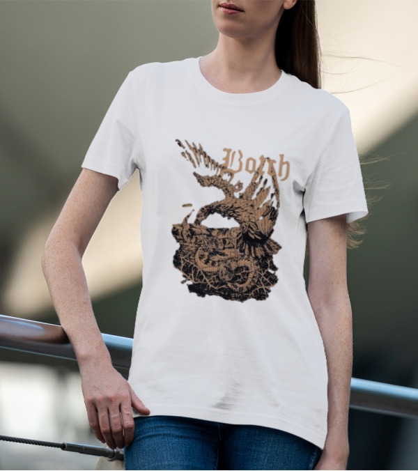 Botch Eagle And Snake Medieval Gothic T-Shirt