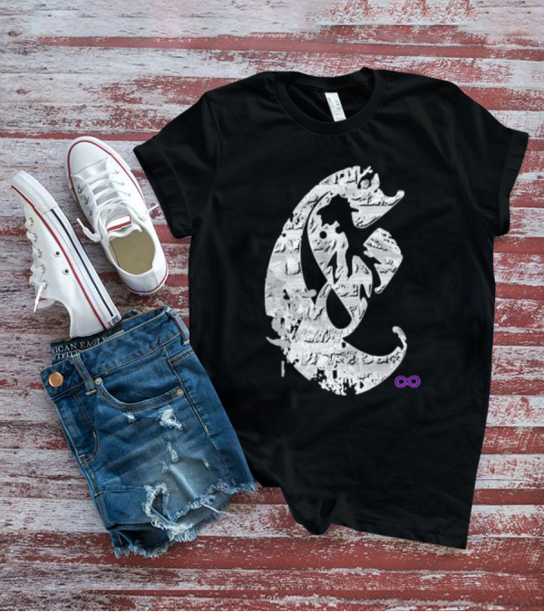Club E By Club Eternal Infinite Symbol Grunge T-Shirt