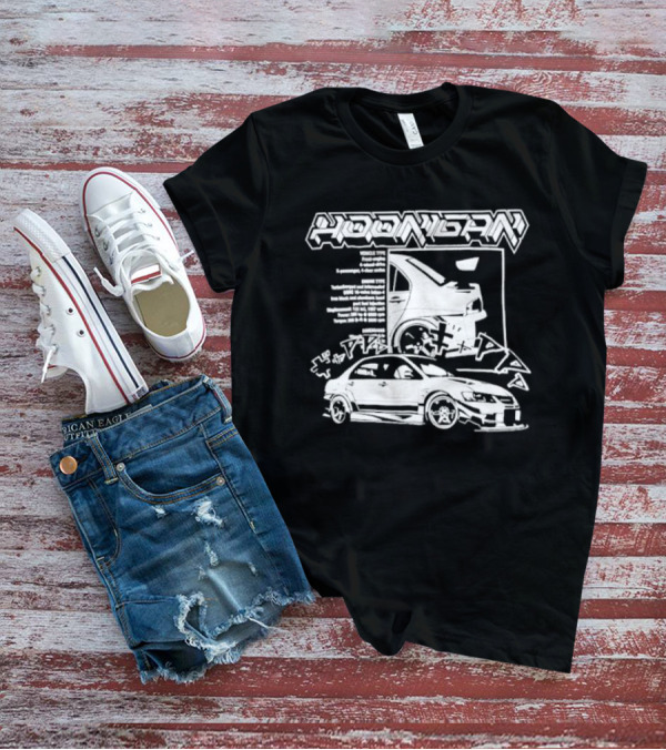 Hoonigan Racing Team 9nine9 Turbocharged Performance Car Graphic Japan Styling T-Shirt