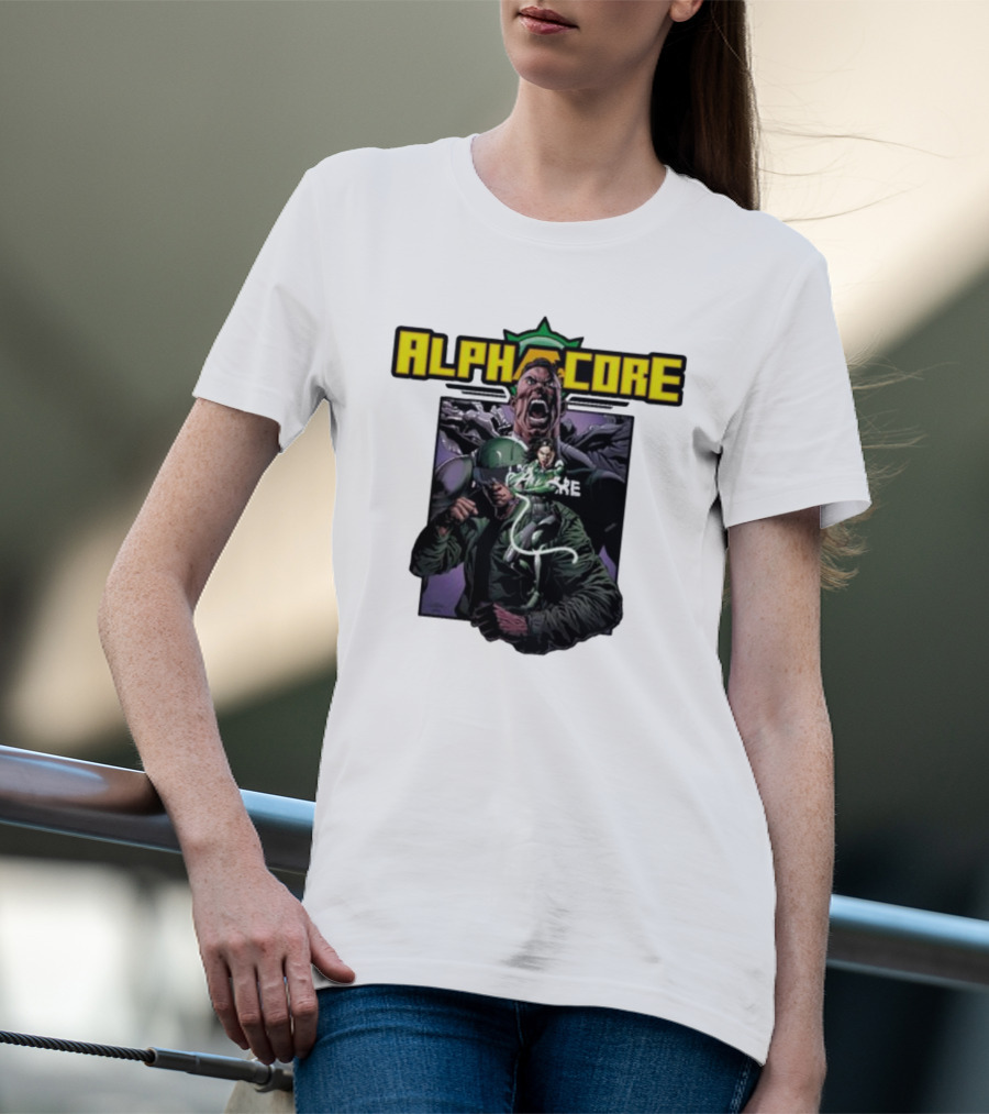Alphacore Rippaverse Campaign Comic Characters Action Scene T-Shirt