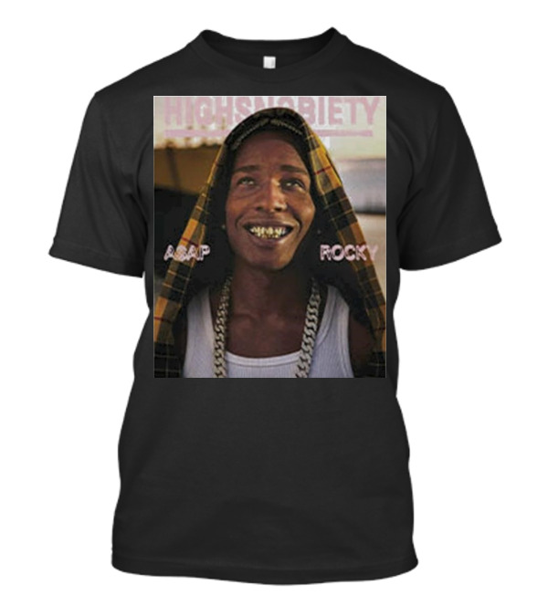 Highsnobiety Asap Rocky Hoodie Chains Grills T-Shirt