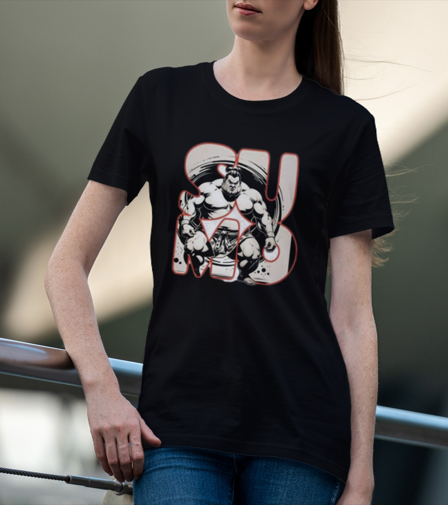Sumo Warrior Power Bold Stance Mastery T-Shirt