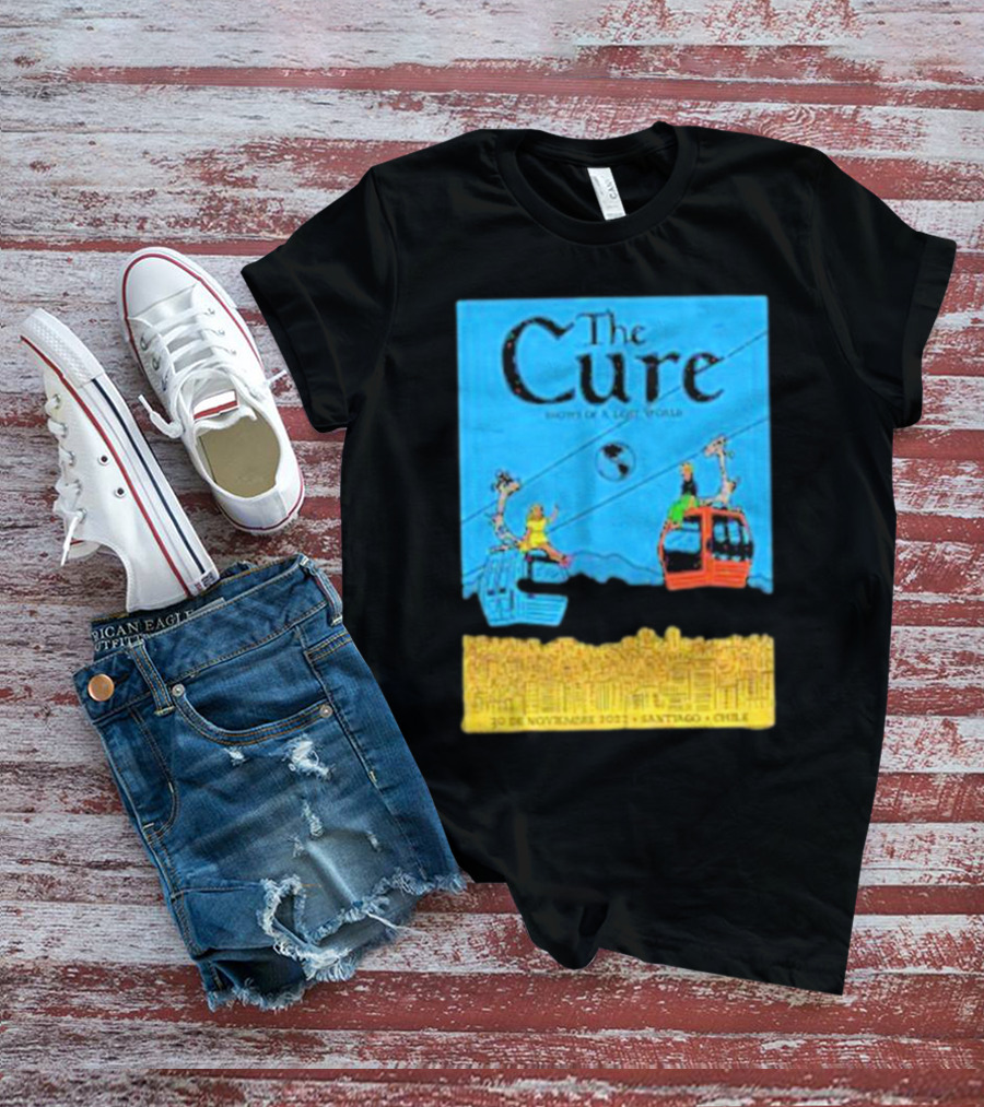The Cure 30 De Noviembre 2013 Santiago Chile Show Of A Lost World T-Shirt