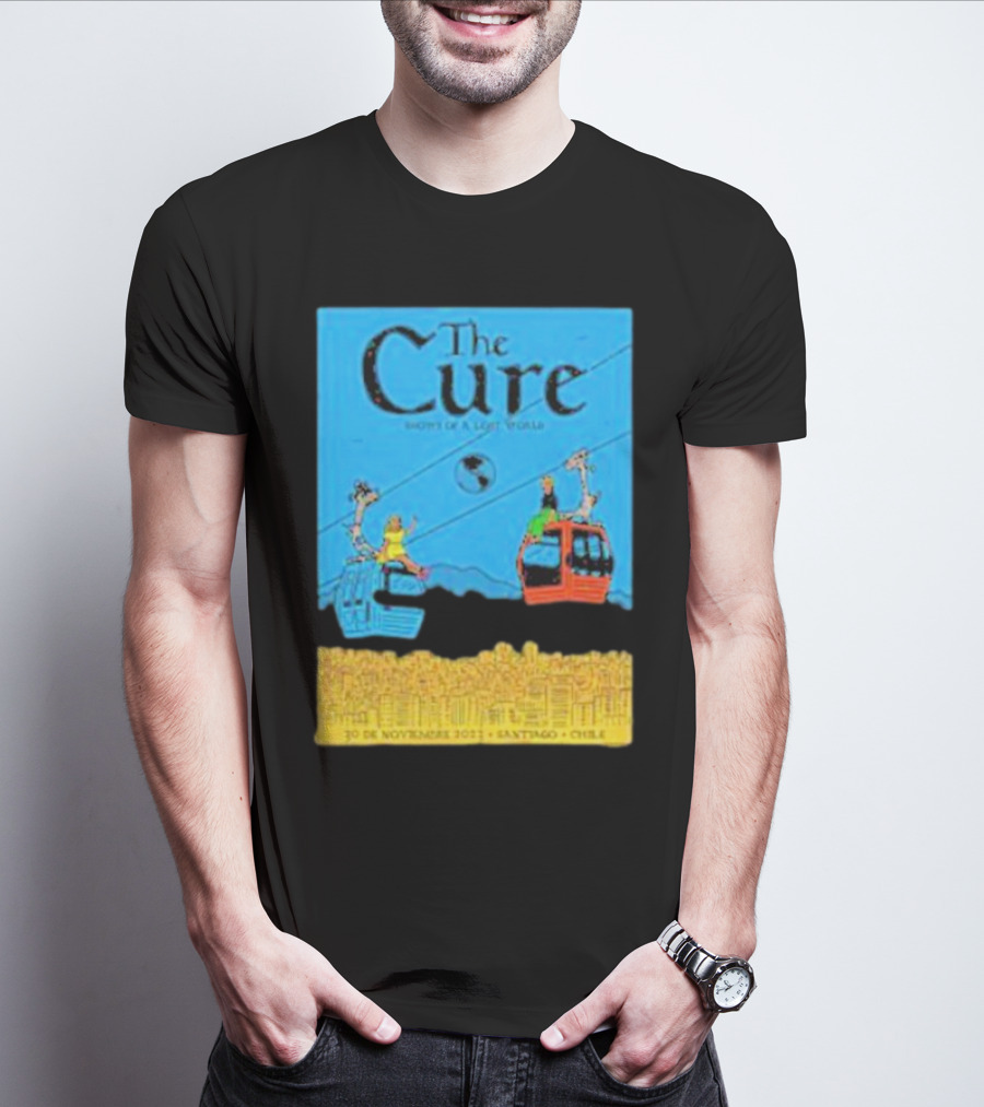 The Cure 30 De Noviembre 2013 Santiago Chile Show Of A Lost World T-Shirt
