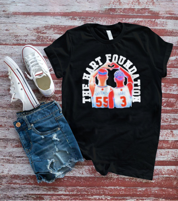 The Hart Foundation Hart Hartenstein 55 Heart 3 T-Shirt