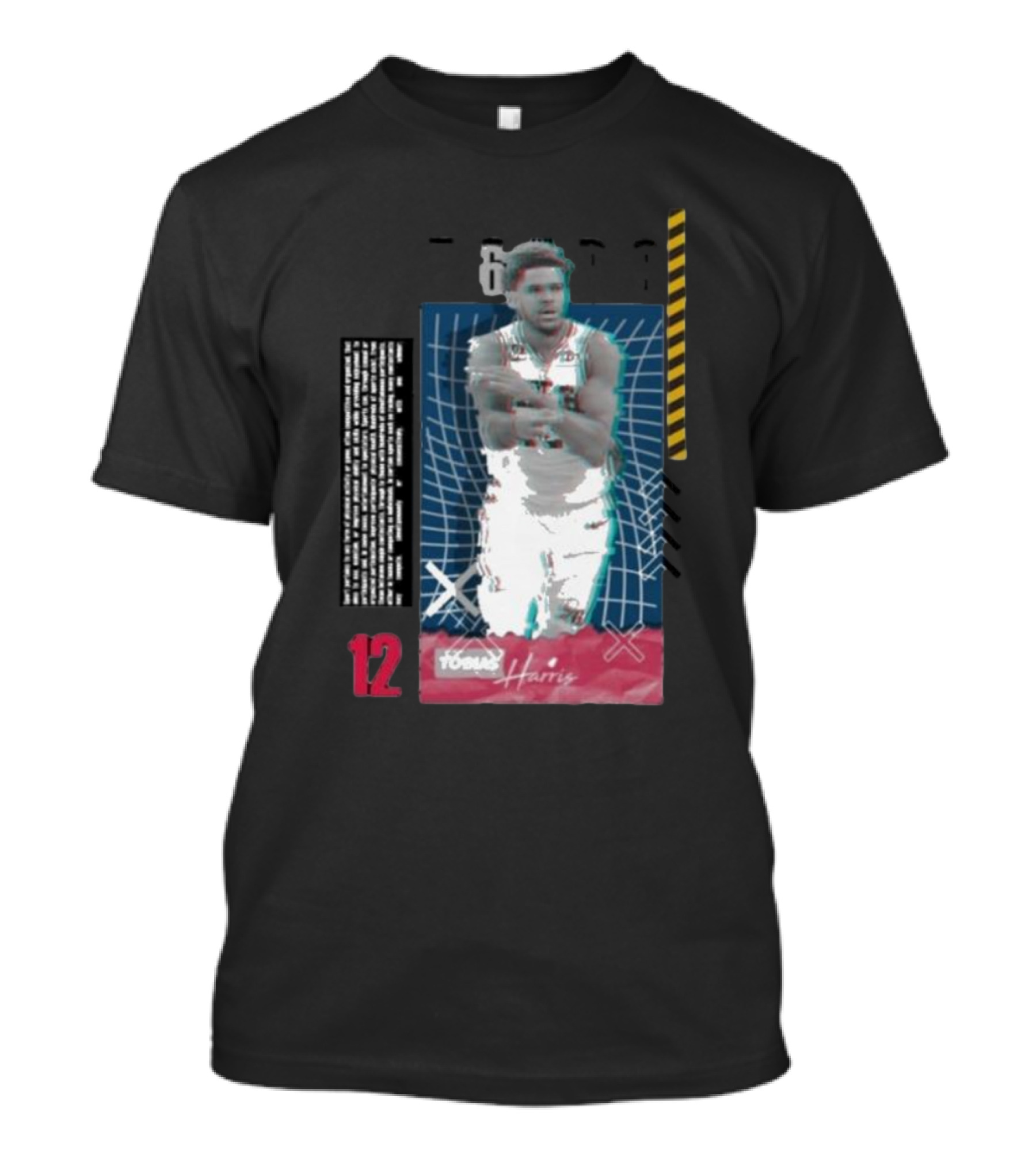 Tobias Harris 12 Basketball Card T-Shirt