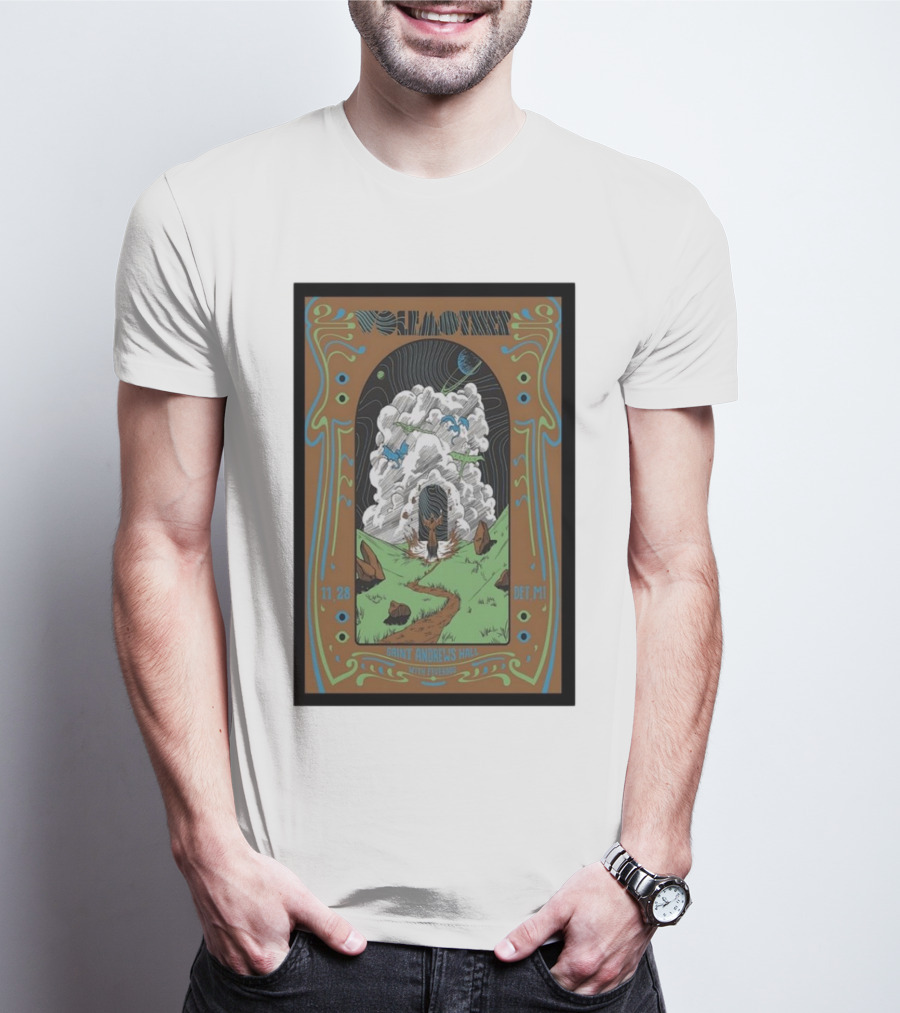 Wolfmother Saint Andrews Hall Detroit November 28 Concert Poster Fantasy T-Shirt