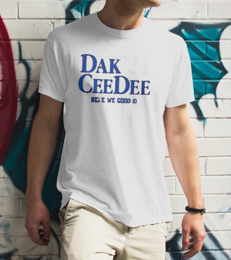 Dak Prescott CeeDee Lamb '24 Here We Go 10 T-Shirt