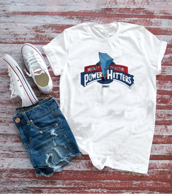 Mighty Sluggin Power Hitters Jomboy Vintage Baseball T-Shirt