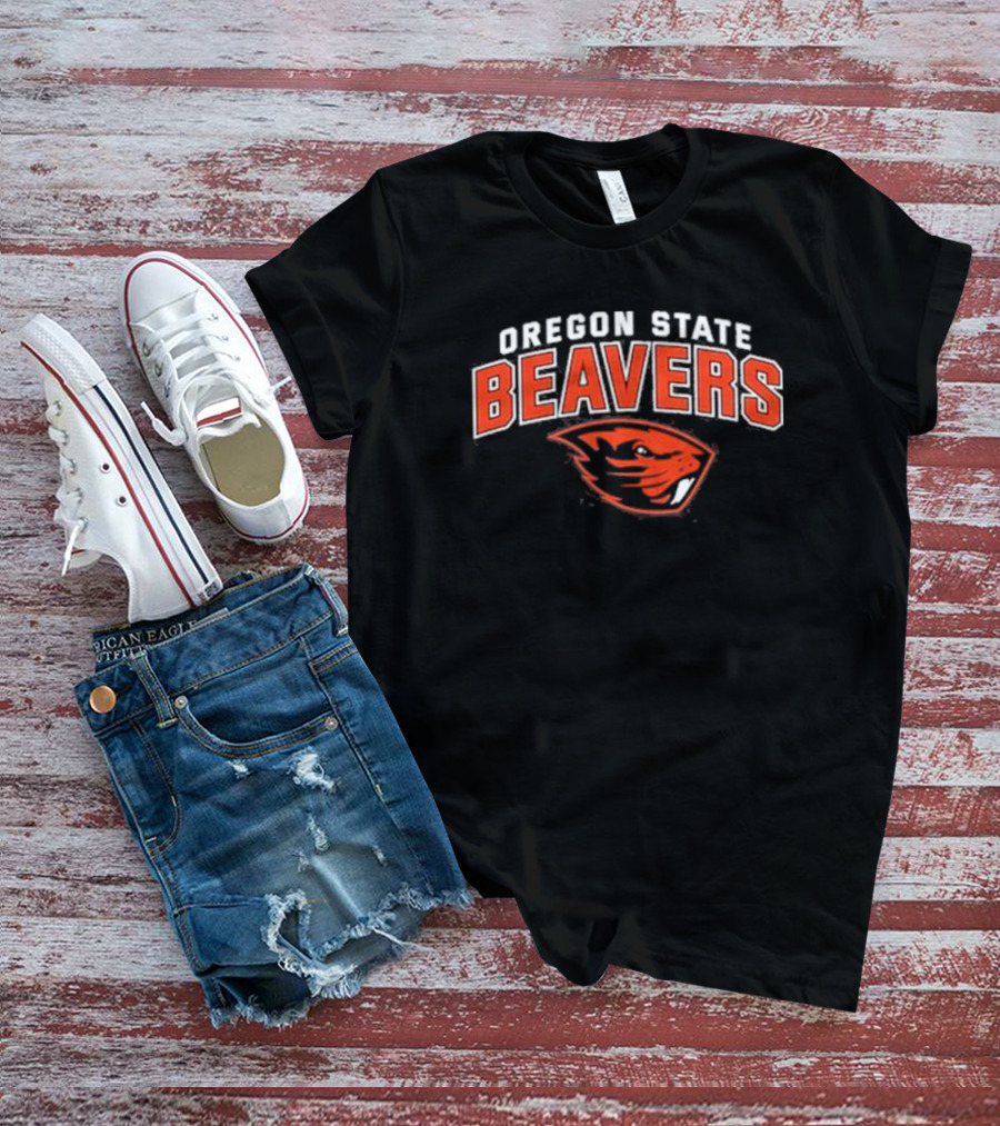Oregon State Beavers Athletic Mascot T-Shirt