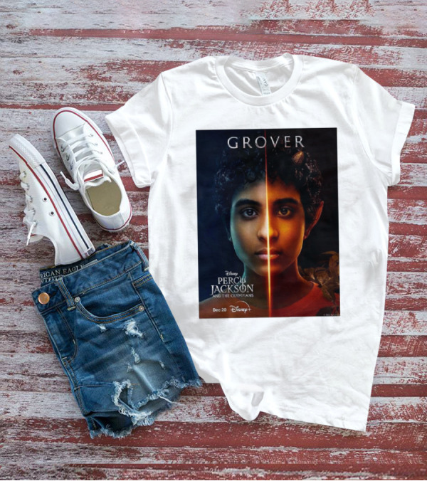 Grover Aryan Simhadri Percy Jackson And The Olympians Disney Plus Series Release December 20 T-Shirt