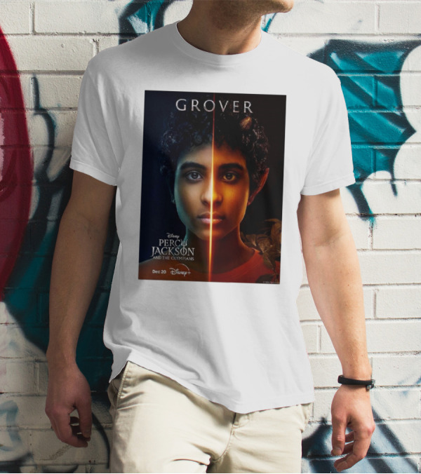 Grover Aryan Simhadri Percy Jackson And The Olympians Disney Plus Series Release December 20 T-Shirt