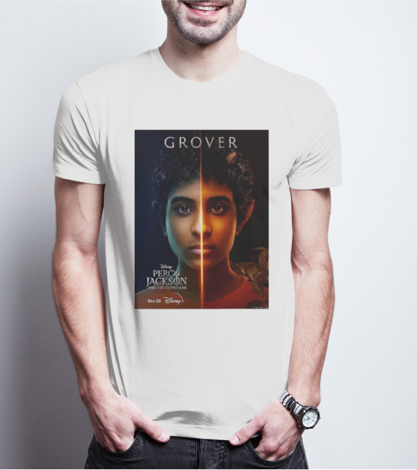Grover Aryan Simhadri Percy Jackson And The Olympians Disney Plus Series Release December 20 T-Shirt