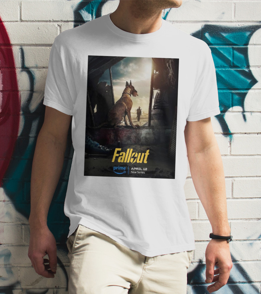 Fallout Prime April 12 New Series Dogmeat T-Shirt