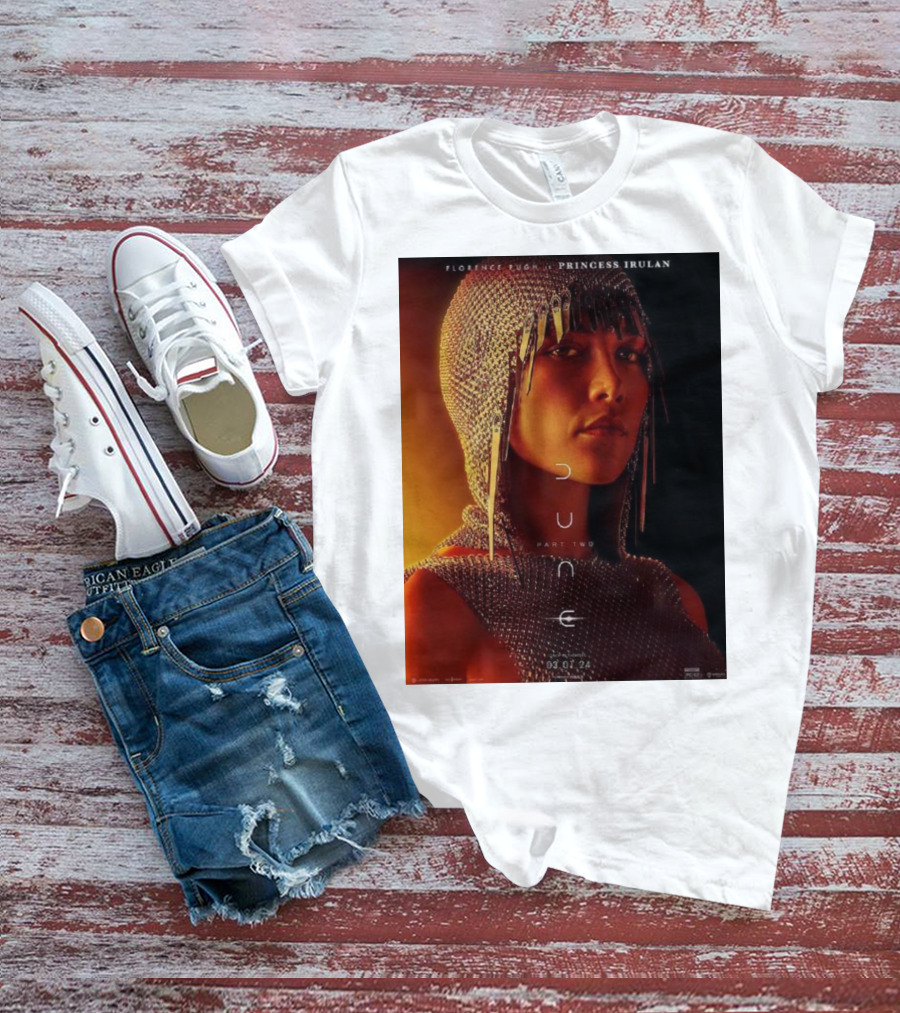 Florence Pugh As Princess Irulan In Dune Part Two March 7 T-Shirt