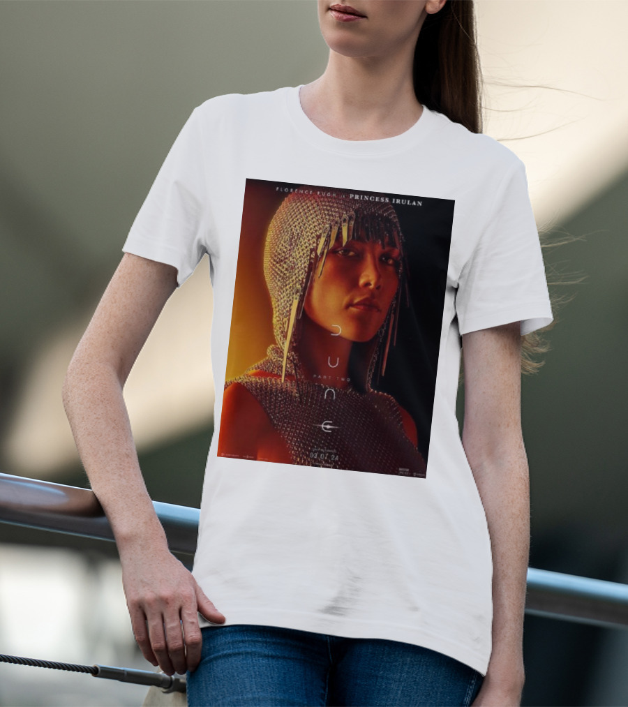 Florence Pugh As Princess Irulan In Dune Part Two March 7 T-Shirt