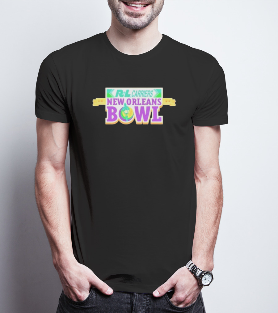 R+L Carriers New Orleans Bowl Season 2023-2024 College Football Bowl Games T-Shirt