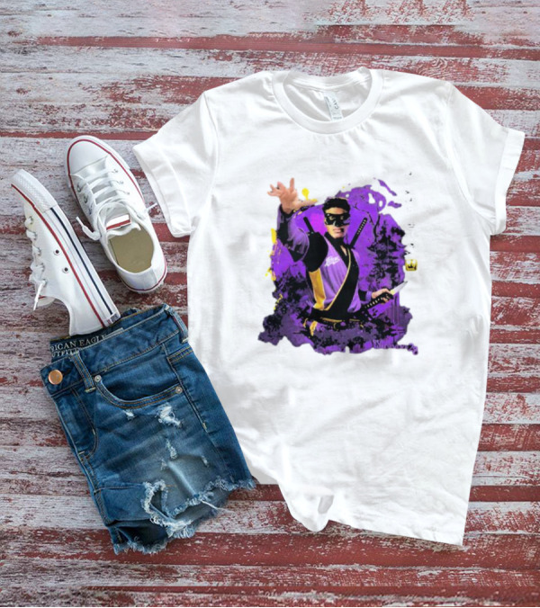 Rui Hachimura Japan Ninja Basketball Player 28 Manga Style Action Pose T-Shirt