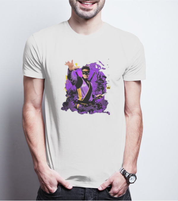 Rui Hachimura Japan Ninja Basketball Player 28 Manga Style Action Pose T-Shirt