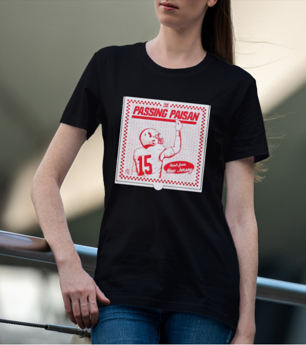 The Passing Paisan Fresh From New Jersey Tommy Devito Athlete Logos Football T-Shirt