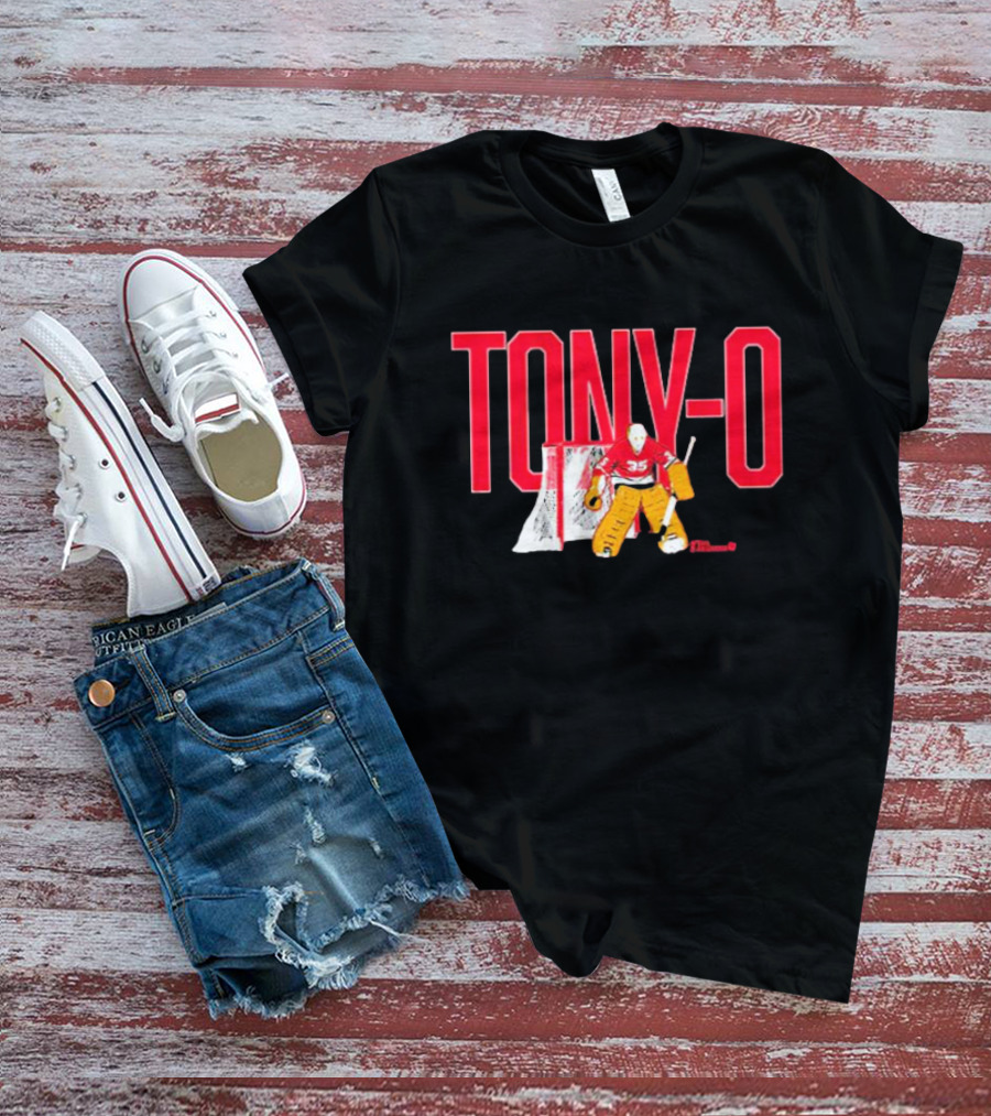 TONY-O Number 35 Hockey Goalie T-Shirt