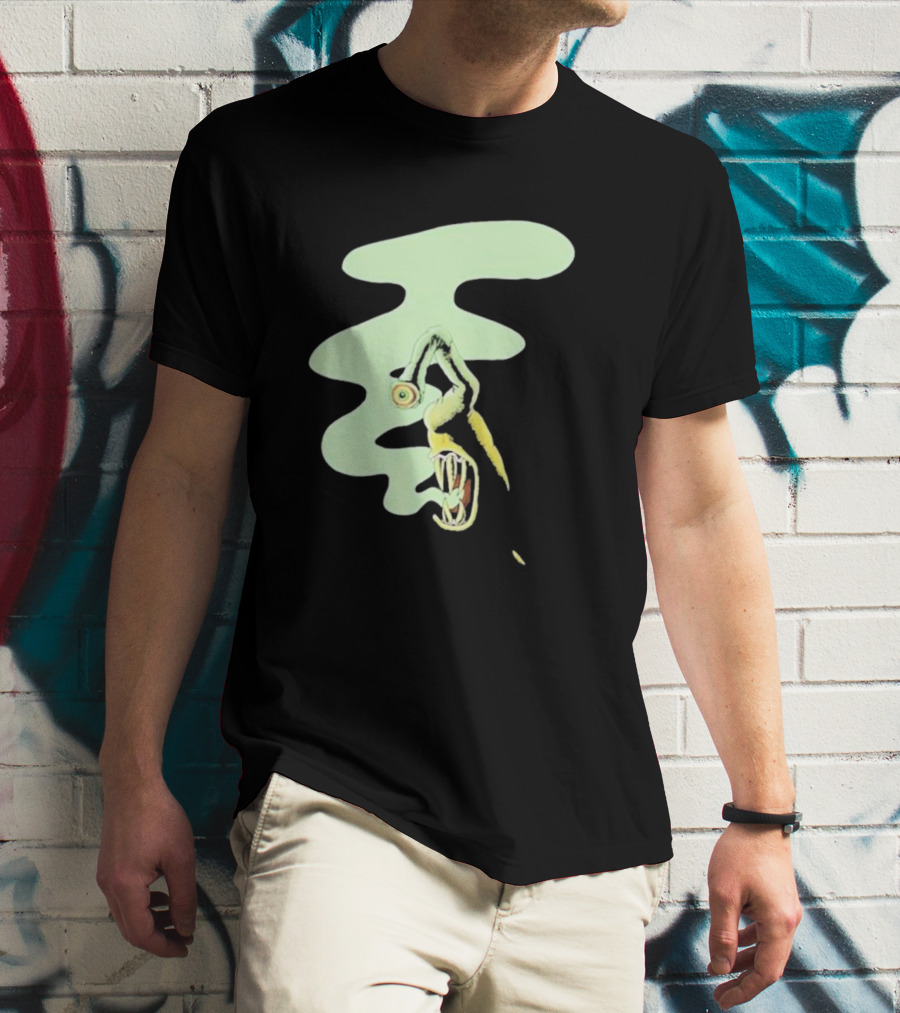 Whale Healer Surreal Creature With Abstract Eye And Vapor Trail T-Shirt