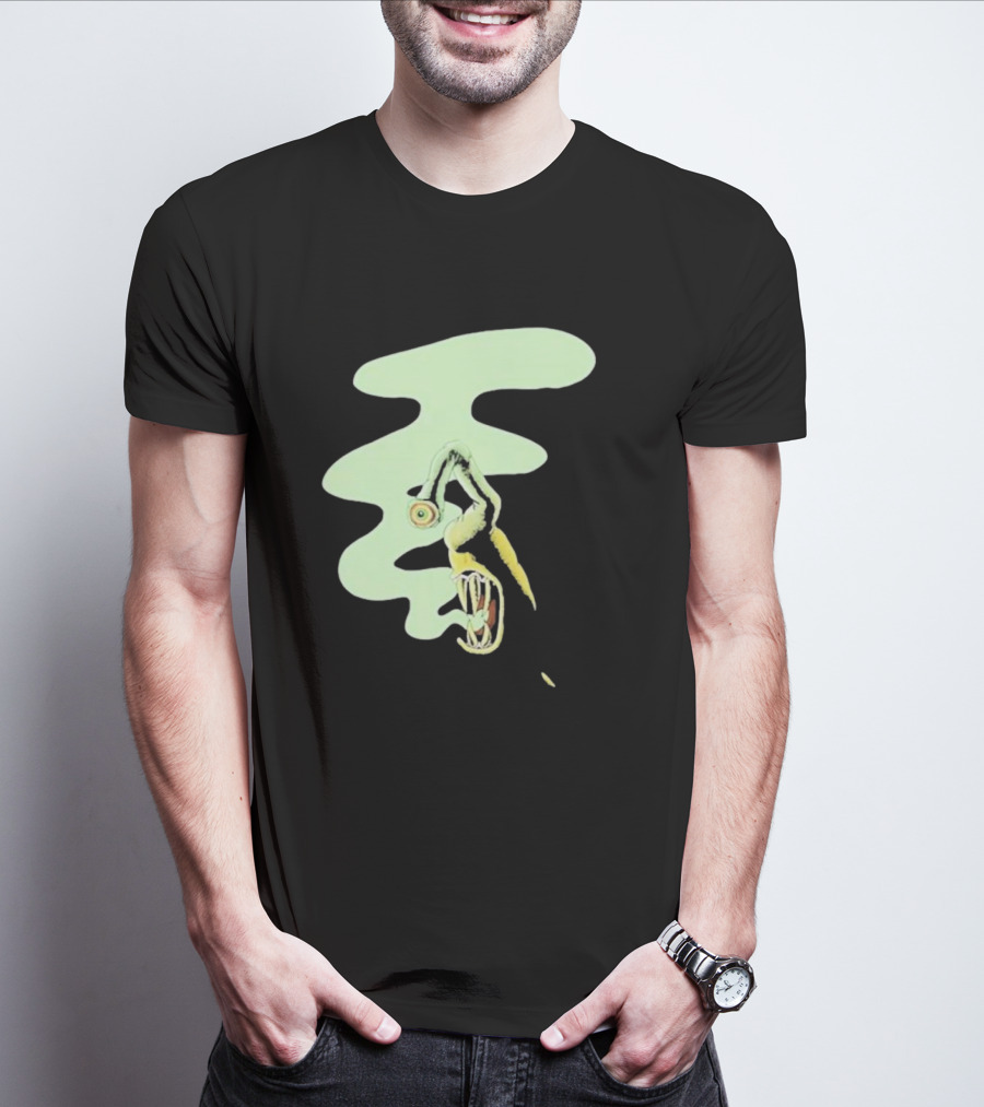 Whale Healer Surreal Creature With Abstract Eye And Vapor Trail T-Shirt